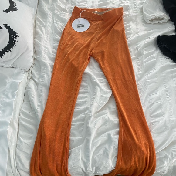 Princess Polly Orange Boogie Pants Flare - Picture 3 of 3